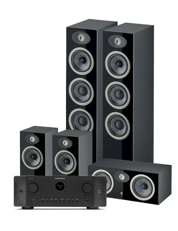 Kino domowe Marantz Cinema 60 + Theva N°2/N°1/Center, Dark Wood