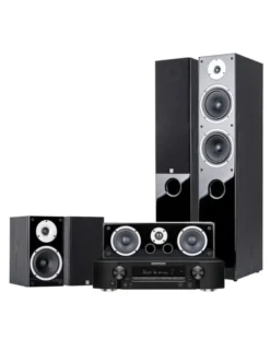 Kino domowe Marantz Zestaw  NR1510 + Wilson Raptor 7/1/Vocal — 5.0 kino domowe z Bluetooth, Kolor: Silver-Gold