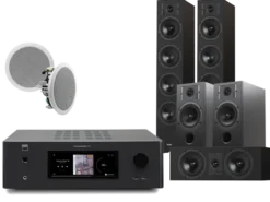 Kino domowe NAD T 778 (czarny) + Diva 6 + 3 + 7 (czarny) + RD 280 (biały)