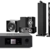 Kino domowe NAD T 778 (czarny) + 702 S3 + 707 S3 + HTM72 S3 + DB4S (czarny)