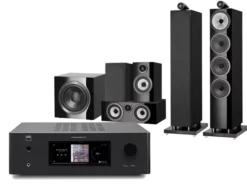 Kino domowe NAD T 778 (czarny) + 702 S3 + 707 S3 + HTM72 S3 + DB4S (czarny)
