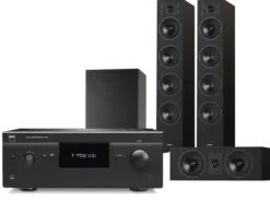 Kino domowe NAD T 758 V3i (czarny) + Diva 6 + 7 + BASSO 880 (czarny)