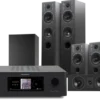 Kino domowe NAD T758 V3i (czarny) + Diva 5 (czarny) +Diva 3 (czarny) + Diva 7 (czarny) + Basso 880 (czarny)