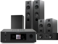 Kino domowe NAD T758 V3i (czarny) + Diva 5 (czarny) +Diva 3 (czarny) + Diva 7 (czarny) + Basso 880 (czarny)