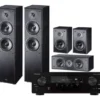 Kino domowe PIONEER VSX-835DAB + MAGNAT Monitor S80ATM + S10B + S12C Czarny