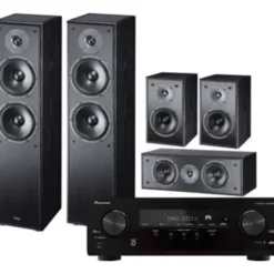 Kino domowe PIONEER VSX-835DAB + MAGNAT Monitor S80ATM + S10B + S12C Czarny