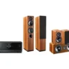 Kino domowe Yamaha MusicCast RX-V4A Czarny, Indiana Line Tesi 5.0 561/761/241 Orzech