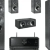 Kino domowe YAMAHA MusicCast RX-V4A + Indiana Line Tesi 561/241/761 Czarny