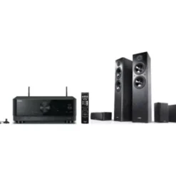 Kino domowe Yamaha MusicCast RX-V4A + NS-F51/NS-P51 Czarny