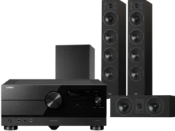 Kino domowe Yamaha RX-A8A (czarny) + Diva 6 + 7 + BASSO 880 (czarny)