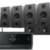 Kino domowe Yamaha RX-A4A (czarny) + Diva 3 + 3 + 7 (czarny)