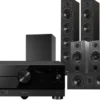 Kino domowe Yamaha RX-A4A (czarny) + Diva 6 + 3 + 7 (czarny) + Basso 880