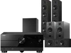 Kino domowe Yamaha RX-A8A (czarny) + Diva 6 + 3 + 7 (czarny) + Basso 880