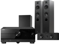Kino domowe Yamaha RX-A8A (czarny) + Diva 5 (czarny) + Diva 7 (czarny) + Basso 880 (czarny)