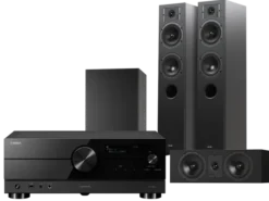 Kino domowe Yamaha RX-A2A (czarny) + Diva 5 (czarny)+ Diva 7 (czarny) + Basso 880 (czarny)
