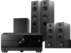 Kino domowe Yamaha RX-A6A (czarny) + Diva 5 (czarny) +Diva 3 (czarny) + Diva 7 (czarny) + Basso 880 (czarny)