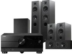 Kino domowe Yamaha RX-A8A (czarny) + Diva 5 (czarny) +Diva 3 (czarny) + Diva 7 (czarny) + Basso 880 (czarny)
