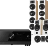Kino domowe Yamaha RX-A2A (czarny) + Diva 6 + 3 + 7 (dąb)