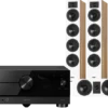 Kino domowe Yamaha RX-A4A (czarny) + Diva 6 + 7 (dąb)
