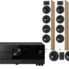 Kino domowe Yamaha RX-A2A (czarny) + Diva 6 + 7 (dąb)
