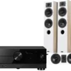 Kino domowe Yamaha RX-A2A (czarny) + Diva 5 (dąb) + Diva 7 (dąb)