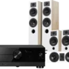 Kino domowe Yamaha RX-A2A (czarny) + Diva 5 (dąb) + Diva 3 (dąb) + Diva 7 (dąb)