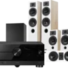 Kino domowe Yamaha RX-A4A (czarny) + Diva 5 (dąb) +Diva 3 (dąb) + Diva 7 (dąb) + Basso 880 (czarny)