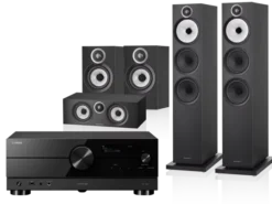 Kino domowe Yamaha RX-A2A (czarny) + 603 S3 (czarny) + 607 S3 (czarny) + HTM6 S3 (czarny)