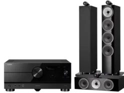 Kino domowe Yamaha RX-A4A (czarny) + 702 S3 + HTM71 S3 (czarny)