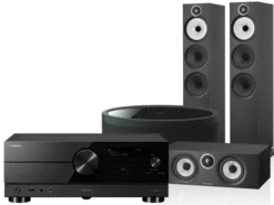 Kino domowe Yamaha RX-A2A (czarny) + 603 S3 + HTM6 S3 + MusicCast 50 (czarny)