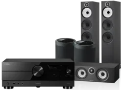 Kino domowe Yamaha RX-A2A (czarny) + 603 S3 + HTM6 S3 + 2x MusicCast 20 (czarny)