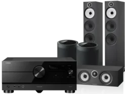 Kino domowe Yamaha RX-A4A (czarny) + 603 S3 + HTM6 S3 + 2x MusicCast 20 (czarny)