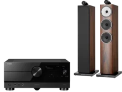 Kino domowe Yamaha RX-A4A (czarny) + 703 S3 (mokka)