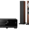 Kino domowe Yamaha RX-A4A (czarny) + 704 S3 (mokka)