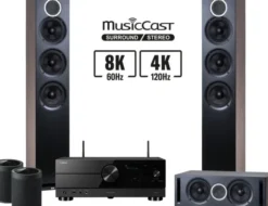 Kino domowe Yamaha RX-A2A + Debut Reference F5 + Debut Reference C5 + 2x MusicCast 20