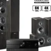 Kino domowe Yamaha RX-A2A + Tesi 561 + Tesi 241 + Tesi 761 Czarny