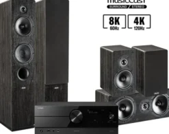 Kino domowe Yamaha RX-A2A + Tesi 561 + Tesi 241 + Tesi 761 Czarny