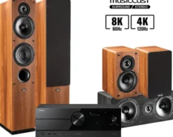 Kino domowe Yamaha RX-A2A + Tesi 561 + Tesi 241 + Tesi 761 Orzech