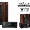 Kino domowe Yamaha RX-V6A (czarny) + Debut Reference F5 (czarny/drewno) + B6 (czarny/drewno) + C5 (czarny/drewno)