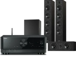 Kino domowe Yamaha RX-V4A (czarny) + Diva 6 + 7 + BASSO 880 (czarny)