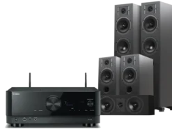 Kino domowe Yamaha RX-V4A (czarny) + Diva 5 + 3 + 7 (czarny)