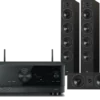 Kino domowe Yamaha RX-V4A (czarny) + Diva 6 + 7 (czarny)