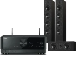 Kino domowe Yamaha RX-V4A (czarny) + Diva 6 + 7 (czarny)