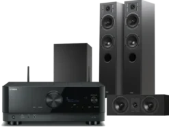 Kino domowe Yamaha RXV-6A (czarny)+ Diva 5 (czarny) +Diva 7 (czarny) + Basso 880 (czarny)