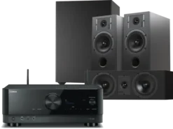 Kino domowe Yamaha RXV4A (czarny) +Diva 3 (czarny) + Diva 7 (czarny) + BASSO 880 (czarny)