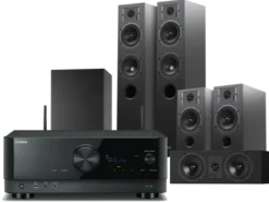 Kino domowe Yamaha RXV-6A (czarny) + Diva 5 (czarny) +Diva 3 (czarny) + Diva 7 (czarny) + Basso 880 (czarny)