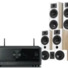 Kino domowe Yamaha RX-V4A (czarny) + Diva 5 + 3 + 7 (dąb)