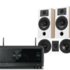 Kino domowe Yamaha RX-V4A (czarny) + Diva 5 + 7 (dąb)