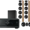 Kino domowe Yamaha RX-V6A (czarny) + Diva 6 + 7 (dąb) + BASSO 880 (czarny)