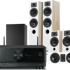 Kino domowe Yamaha RXV-6A (czarny) + Diva 5 (dąb) +Diva 3 (dąb) + Diva 7 (dąb) + Basso 880 (czarny)